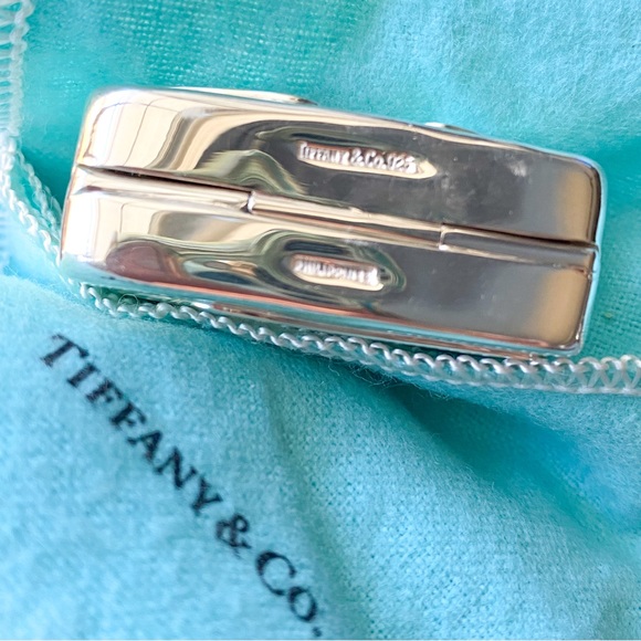 Tiffany & Co. Sterling Silver Travel Luggage Suitcase Pill or Trinket Box - Picture 5 of 11